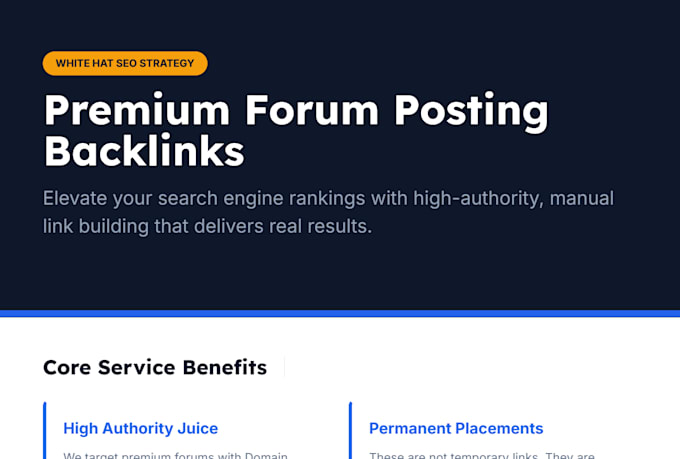 do high authority dofollow forum posting backlinks